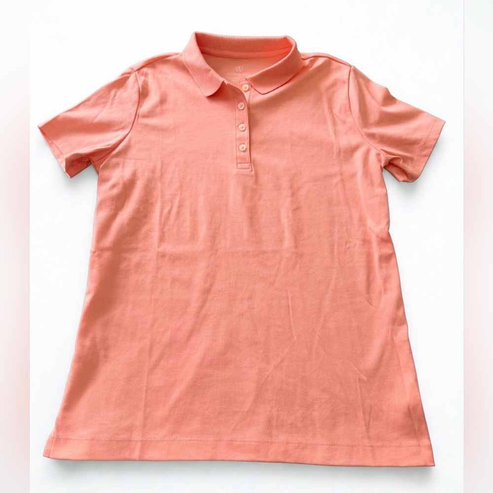 Lands End Women’s S Coral Polo Shirt | Spring | Golf
